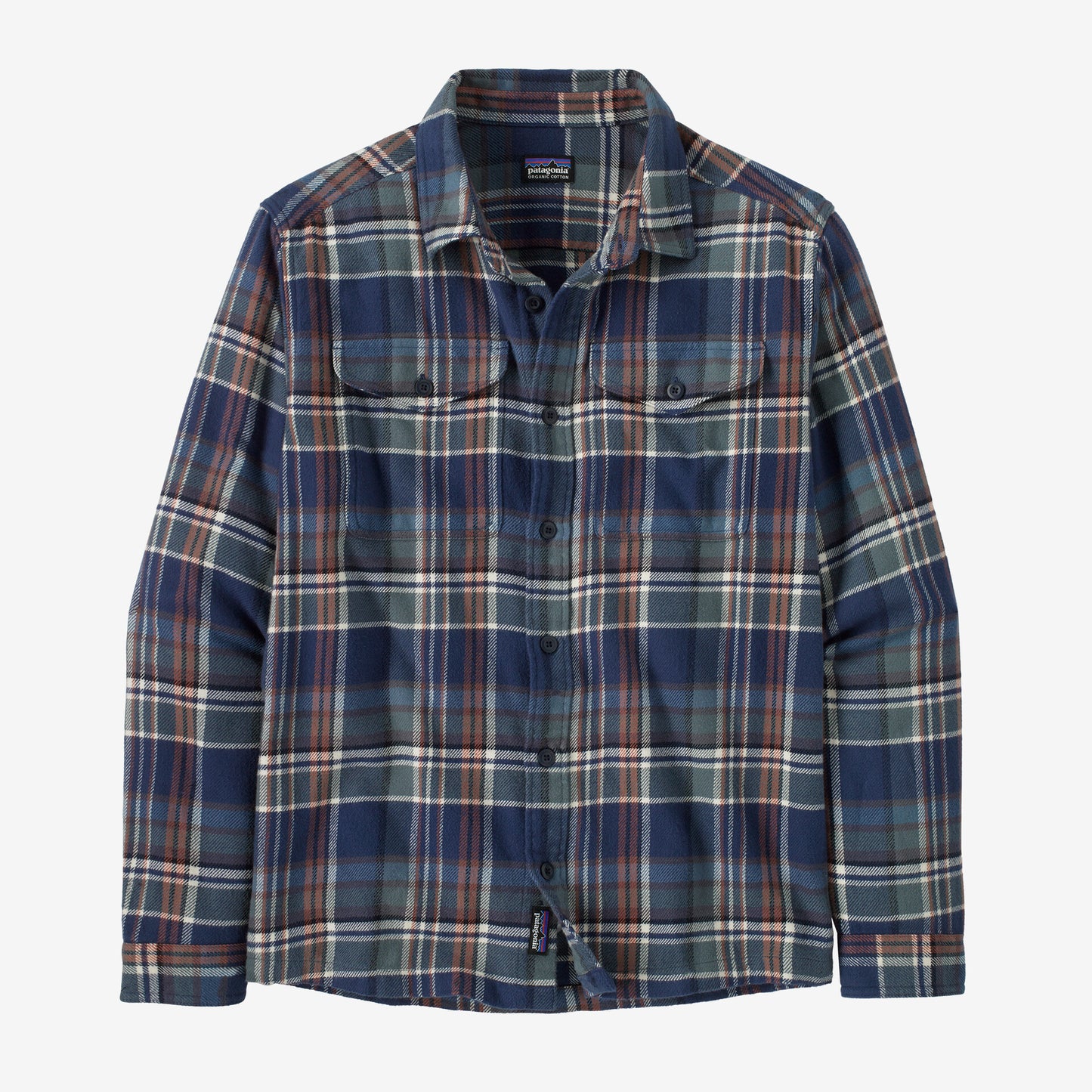 Patagonia Men's Fjord Flannel Shirt Adventurer: New Navy