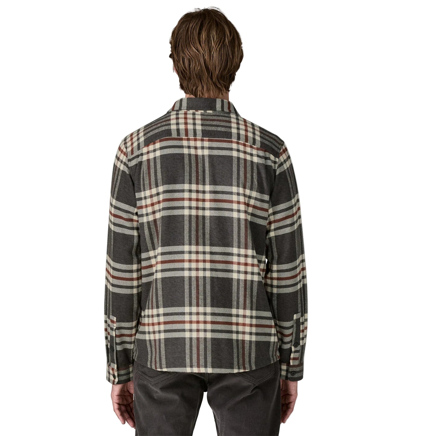 Patagonia Men's Fjord Flannel Shirt Catch: Ink Black