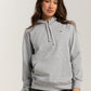 The North Face Women's Heritage Patch Pullover Hoodie TNF Light Grey Heather/Heritage Patch