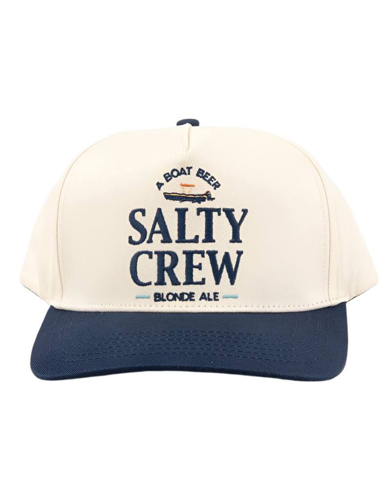 Salty Crew Men’s Salty Brew 5 Panel Off White/Navy