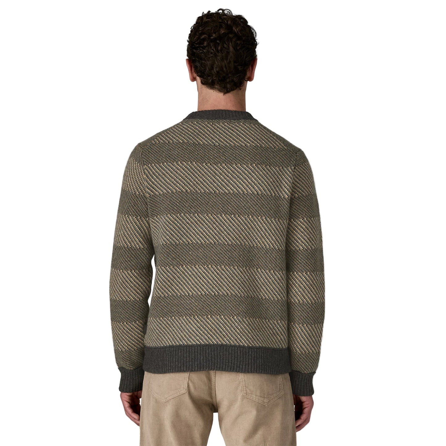 Patagonia Men's Recycled Wool-Blend Sweater Longshore: Forge Grey
