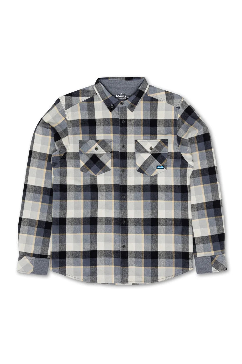 Kavu Men's Buffaroni Flannel Grey Skies