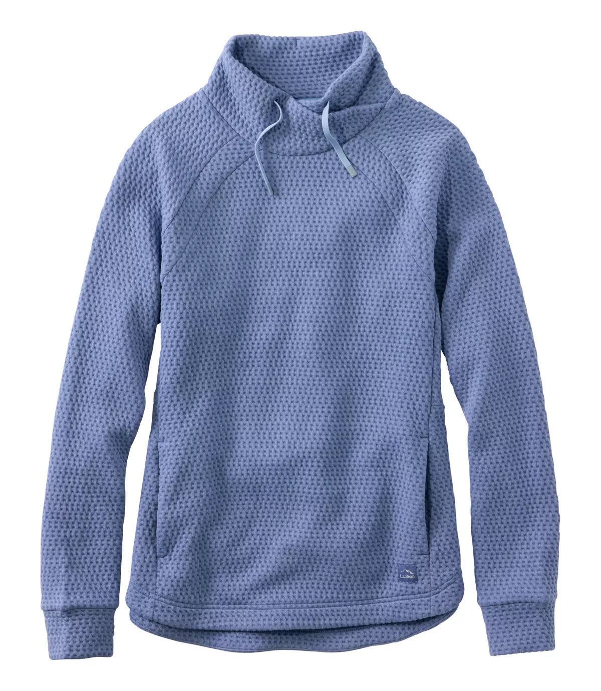 L.L. Bean Women's Ridgeknit Crossneck Pullover  Regular Deep Lake