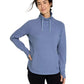 L.L. Bean Women's Ridgeknit Crossneck Pullover  Regular Deep Lake