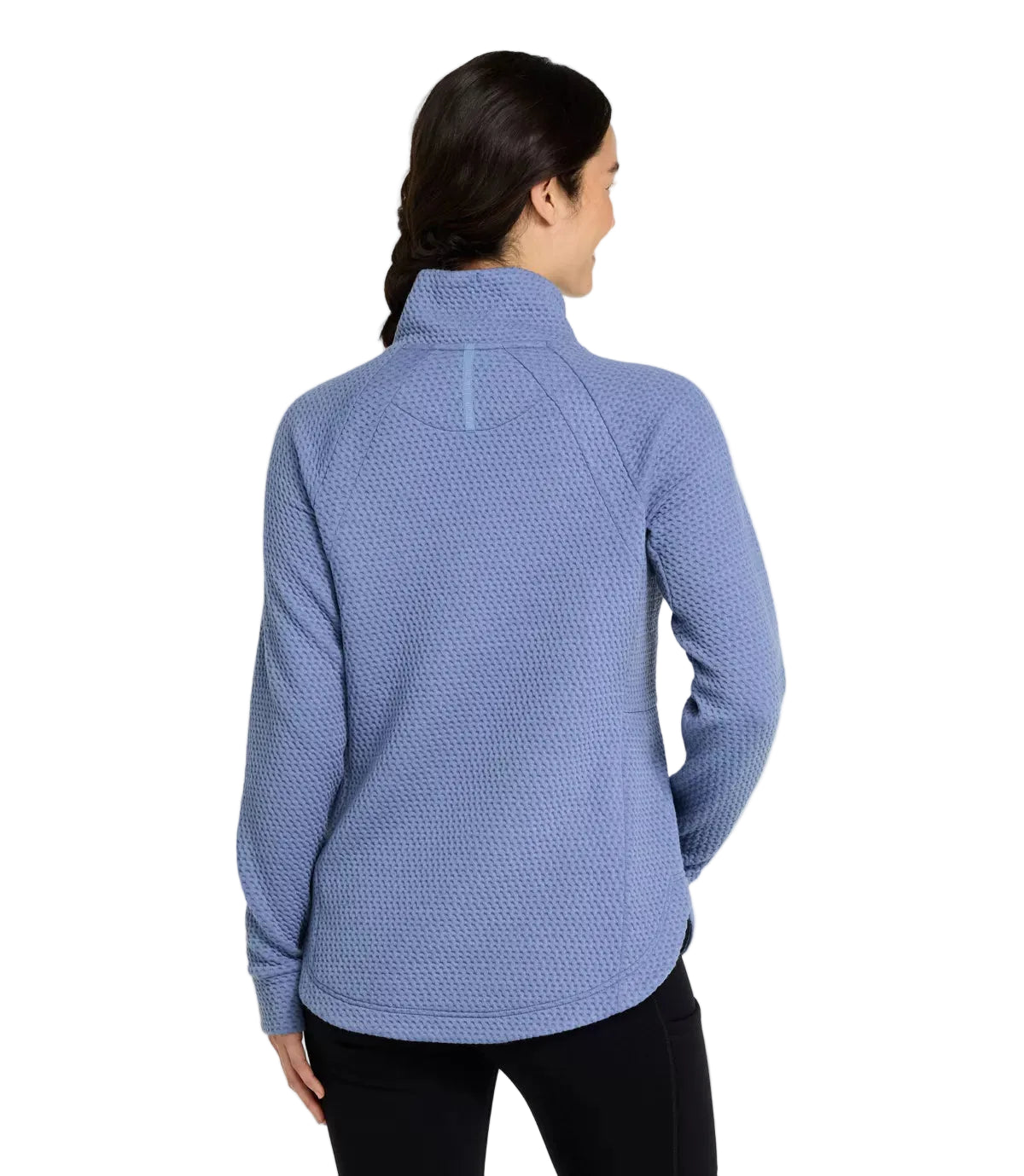 L.L. Bean Women's Ridgeknit Crossneck Pullover  Regular Deep Lake