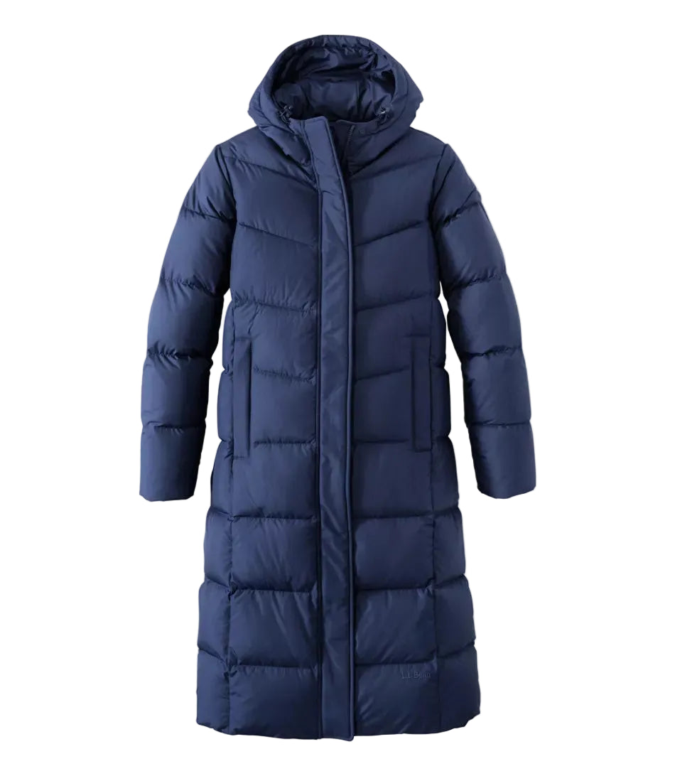 L.L. Bean Women's Popham Puffer Coat  Regular Nautical Navy