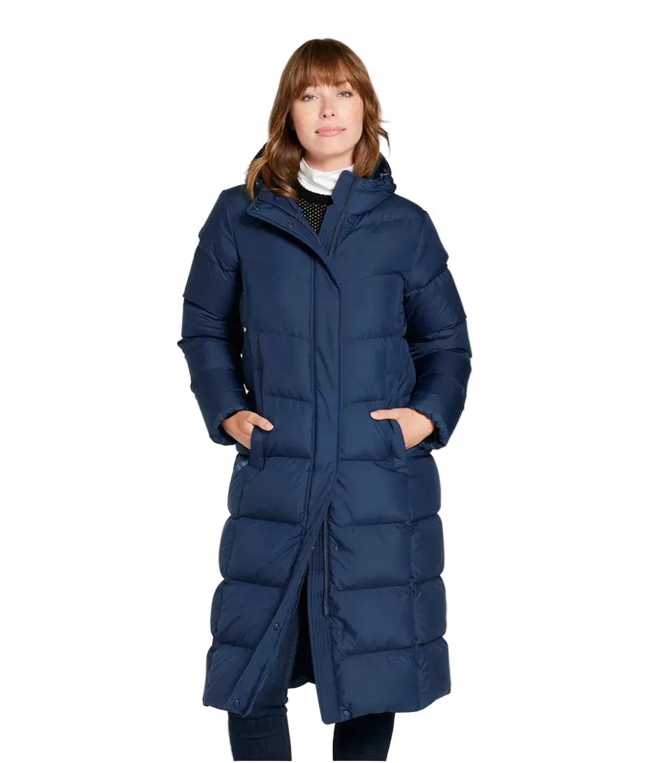 L.L. Bean Women's Popham Puffer Coat  Regular Nautical Navy
