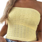 Nikibiki Women's Floral Lace Tube Top