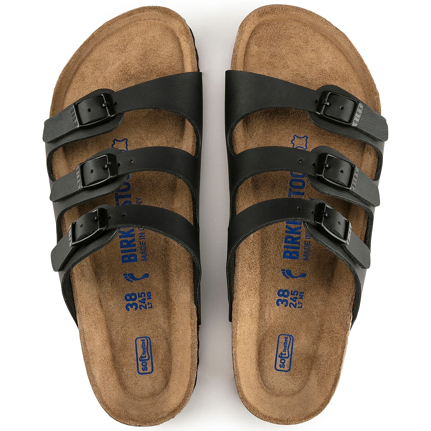 Birkenstock Women's Florida Soft Footbed Sandal Black