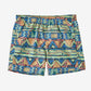 Patagonia Women's Baggies Shorts - 5 in. High Hopes Geo: Salamander Green