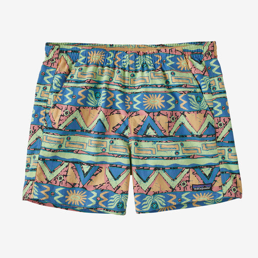 Patagonia Women's Baggies Shorts - 5 in. High Hopes Geo: Salamander Green