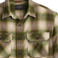 Pendleton Men's Burnside Flannel Shirt Tan/Olive Plaid