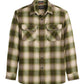 Pendleton Men's Burnside Flannel Shirt Tan/Olive Plaid