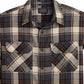Pendleton Men's Burnside Flannel Shirt Natural/Charcoal Plaid - Brekken's
