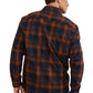 Pendleton Men's Burnside Flannel Shirt Navy/Brown Plaid