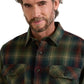 Pendleton Men's Burnside Flannel Shirt Green Multi Plaid