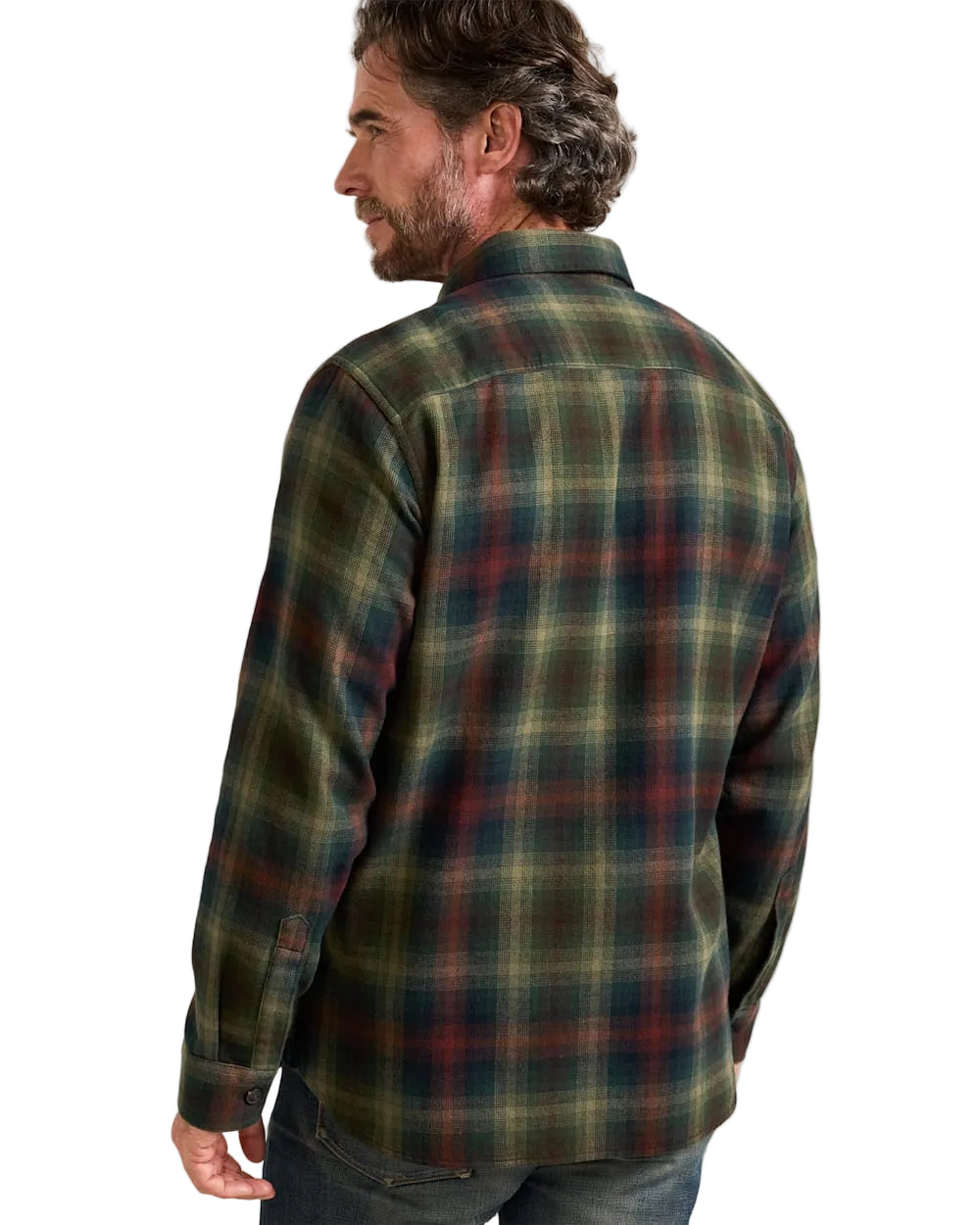 Pendleton Men's Burnside Flannel Shirt Green Multi Plaid