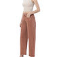 Flying Monkey Women's High Rise Twist Ankle Barrel Jean Copper