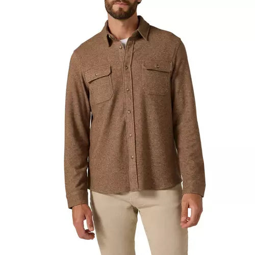 7 Diamonds Men’s Generation Long Sleeve Shirt Caramel