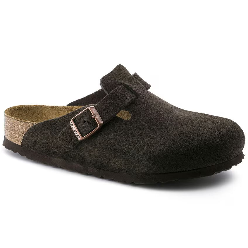 Birkenstock Men's Boston Soft Footbed Mocha