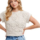 Bluivy Women's Pullover Short Sleeve Sweater