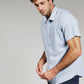 7 Diamonds 102 7 Diamonds Men's Camino Short Sleeve Shirt Dusty Blue
