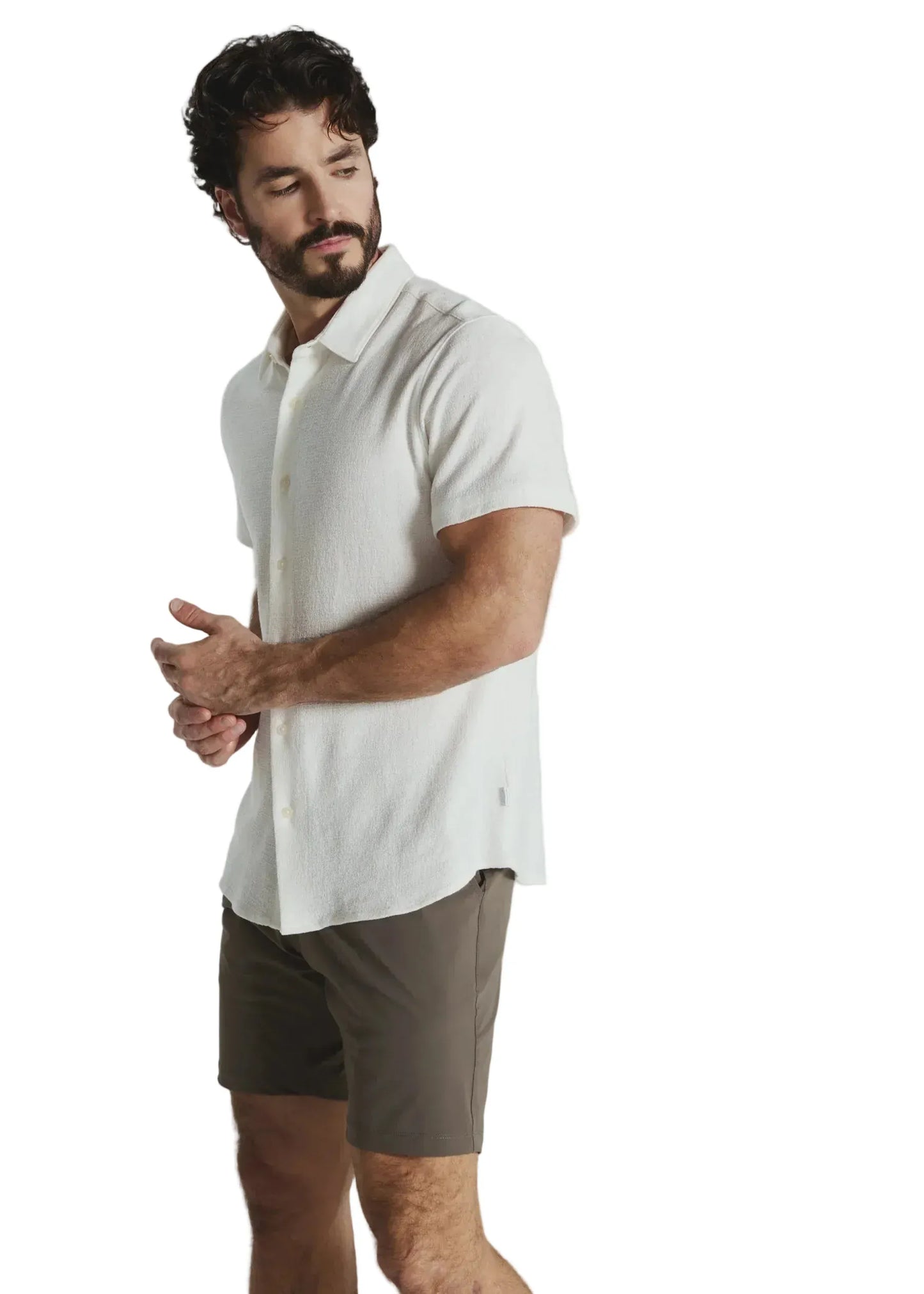 7 Diamonds 102 7 Diamonds Men's The Rowan Short Sleeve Shirt White