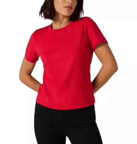 7 Diamonds 181 7 Diamonds Women’s Modal Classic Tee Ruby Red