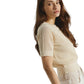 7 Diamonds 181 7 Diamonds Women’s Selene Open Knit Top Cream