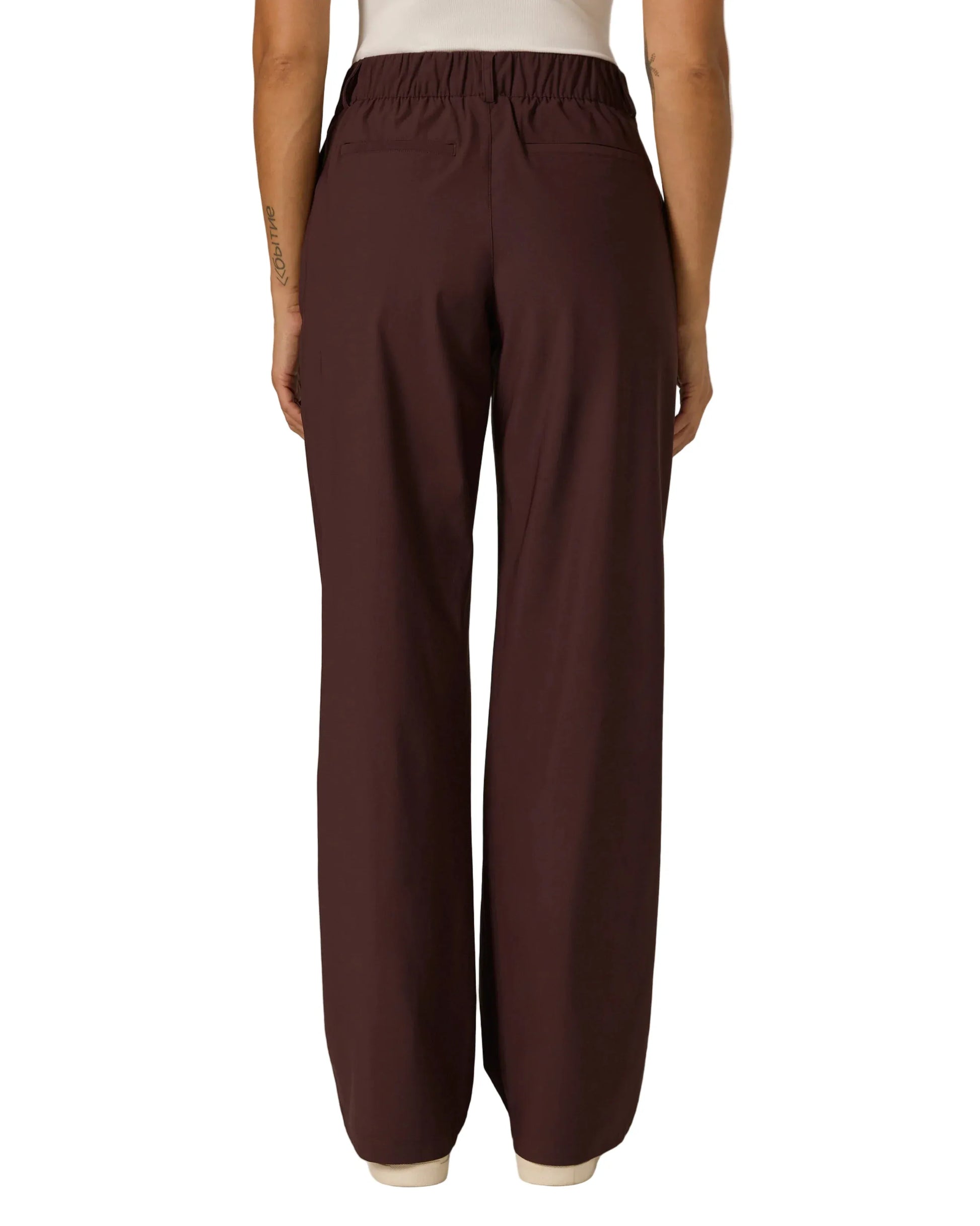 7 Diamonds 184 7 Diamonds Women’s Zuma High Waisted Trouser Burgundy