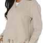 7 Diamonds 185 7 Diamonds Women’s Ellis Polo Pullover Sand