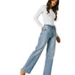 7 Diamonds 188 7 Diamonds Women’s Gwen Wide Leg Light Blue