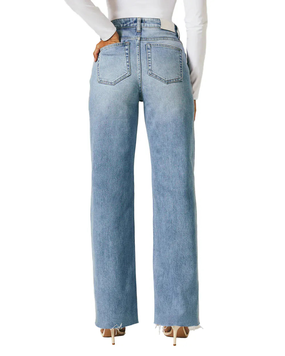 7 Diamonds 188 7 Diamonds Women’s Gwen Wide Leg Light Blue