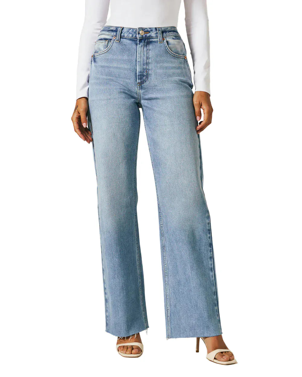 7 Diamonds 188 7 Diamonds Women’s Gwen Wide Leg Light Blue