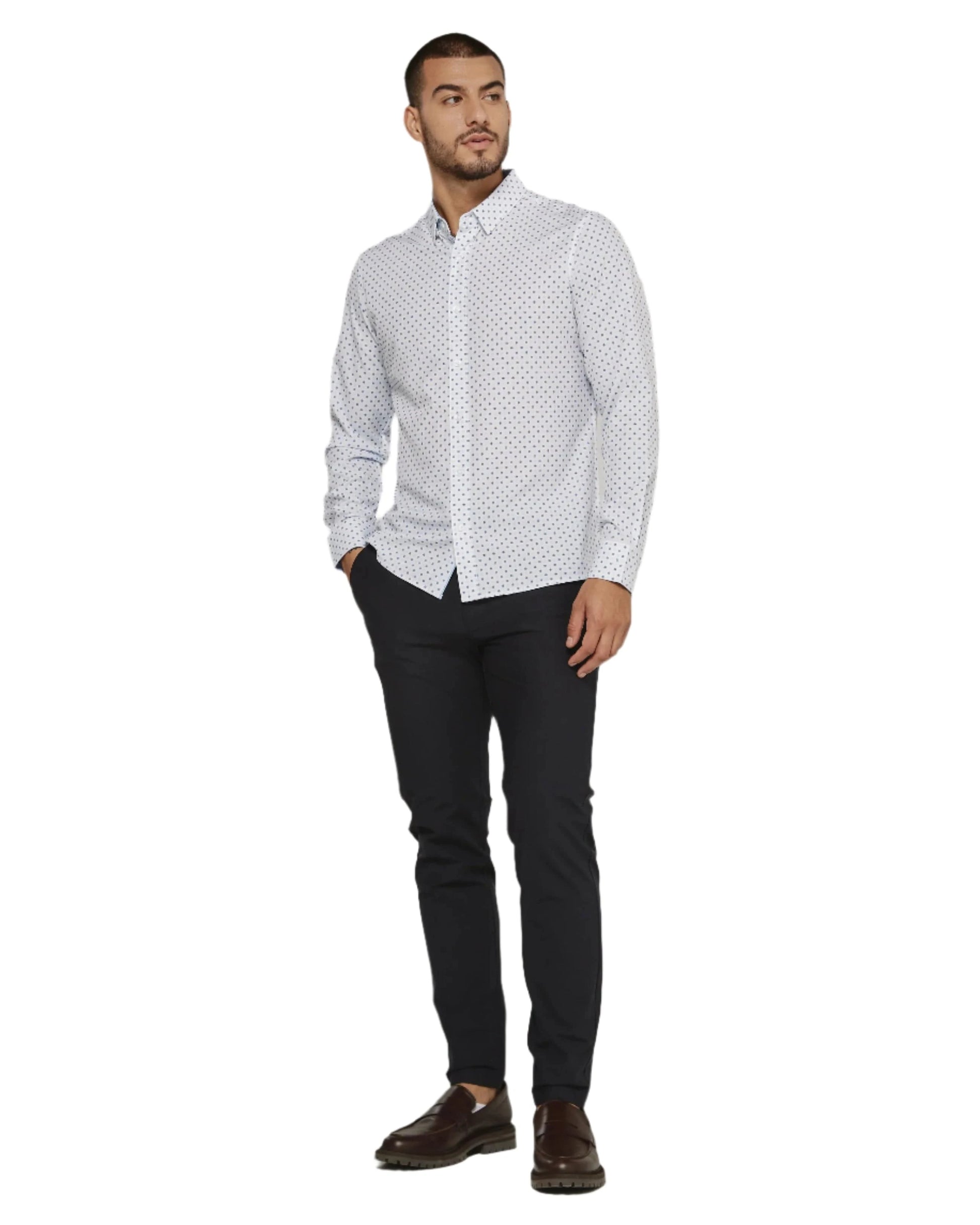 7 Diamonds 403 7 Diamonds Men's Infinity Athletic Chino Pant Charcoal