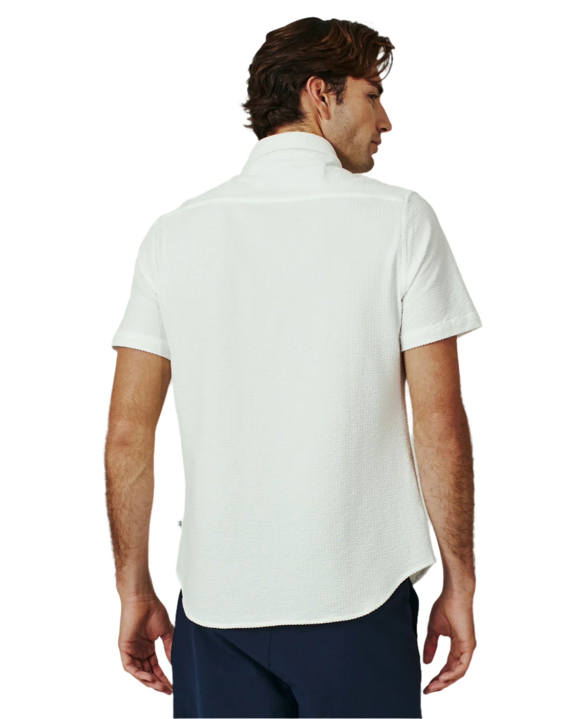 7 Diamonds 502 7 Diamonds Men's Bennet Short Sleeve Shirt Ivory