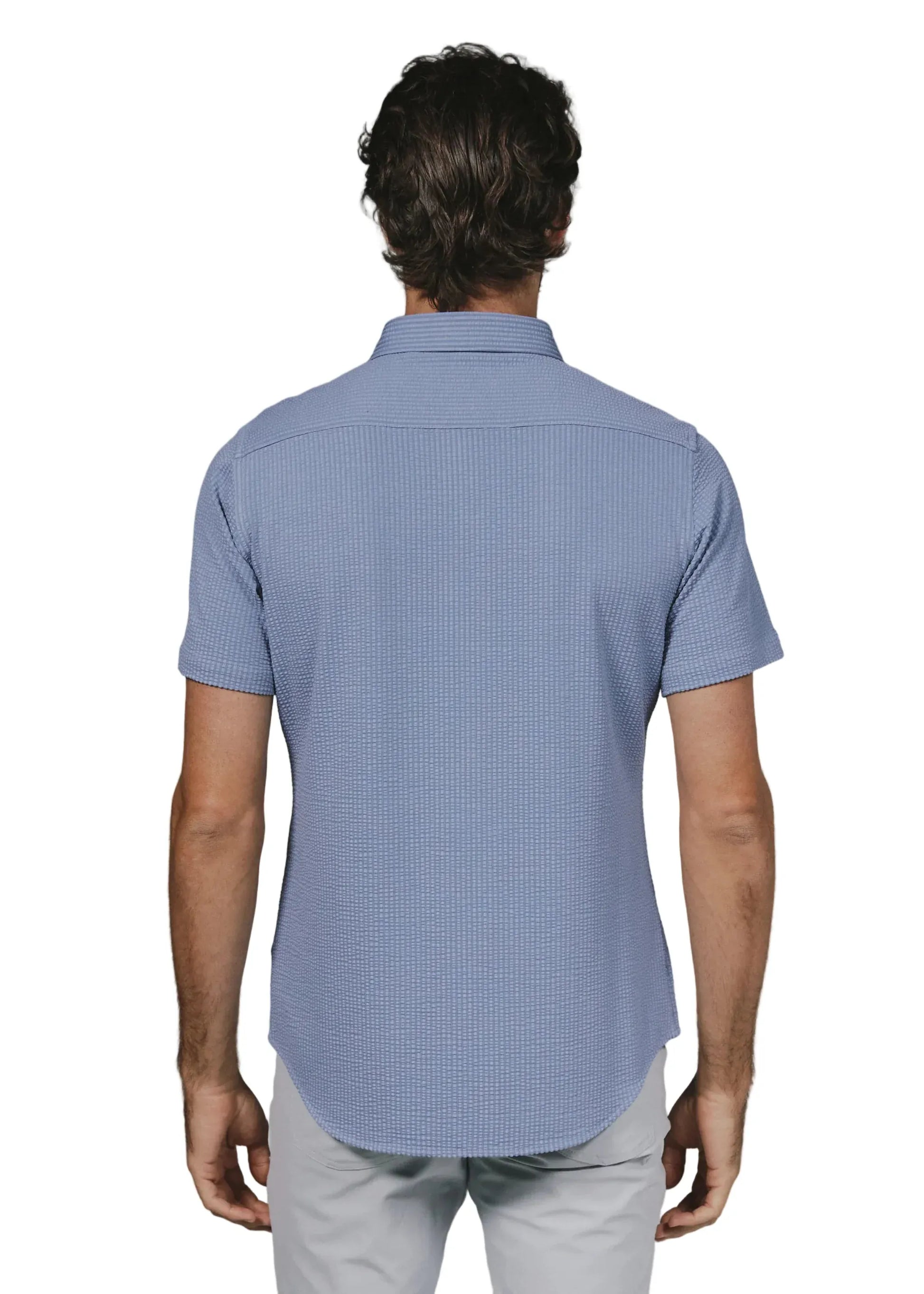 7 Diamonds 502 7 Diamonds Men's Bennet Short Sleeve Shirt Thundercloud