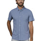 7 Diamonds 502 7 Diamonds Men's Bennet Short Sleeve Shirt Thundercloud