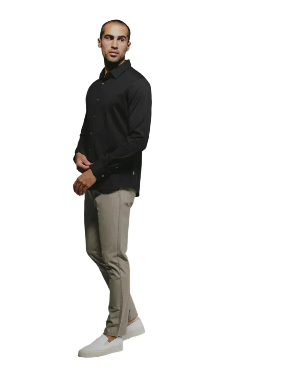 7 Diamonds 502 7 Diamonds Men's Girona Long Sleeve Shirt Black