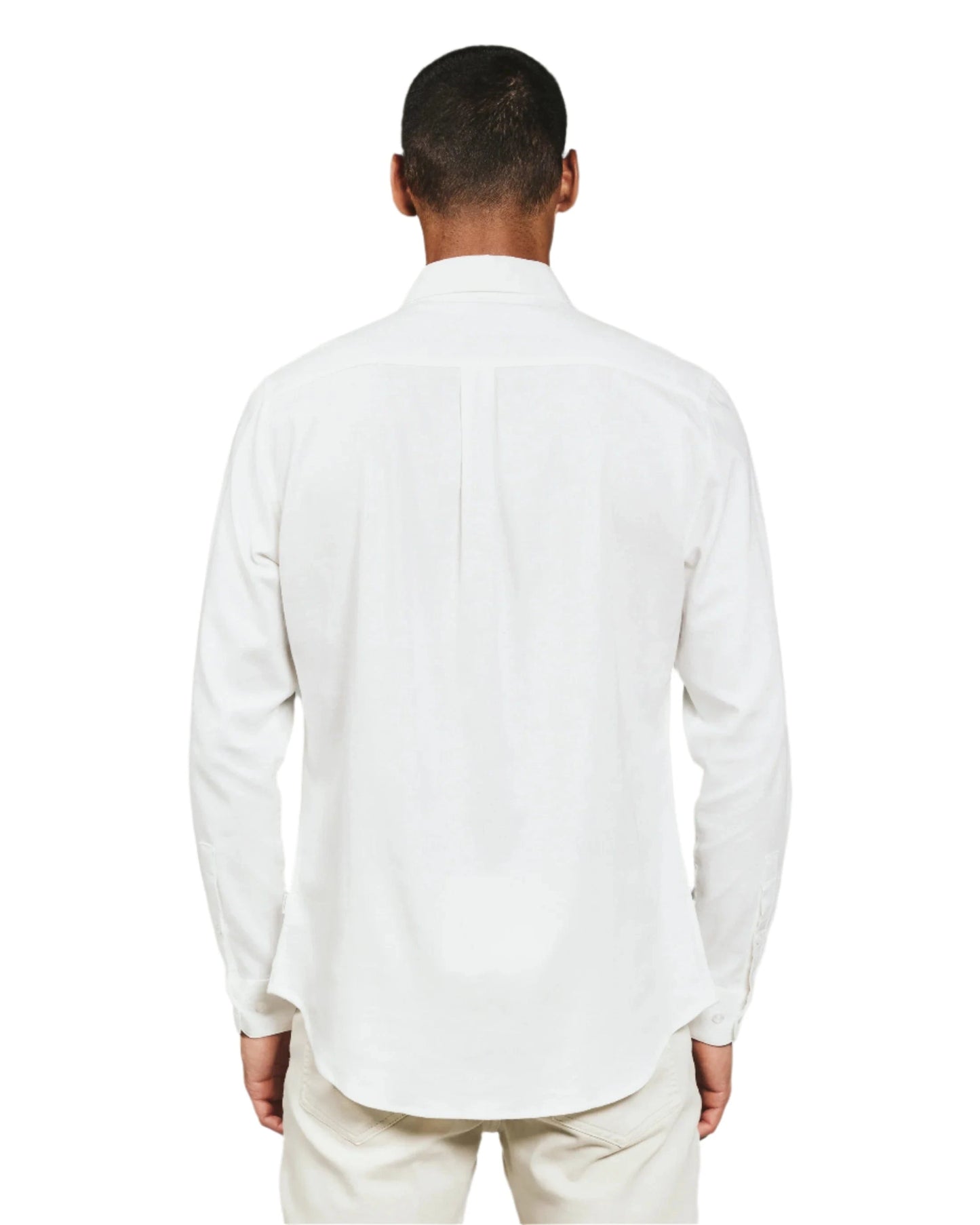 7 Diamonds 502 7 Diamonds Men's Naples Long Sleeve Shirt White