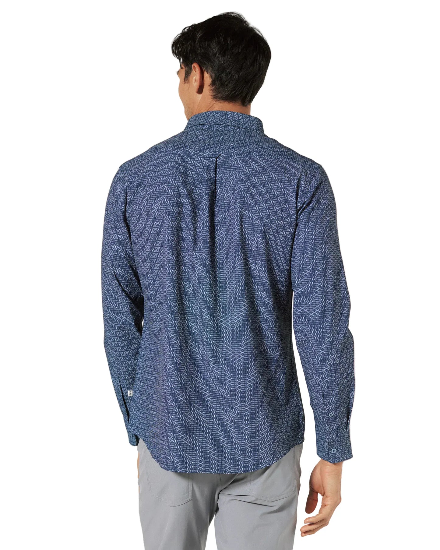 7 Diamonds 502 7 Diamonds Men’s Renoir Long Sleeve Shirt Navy