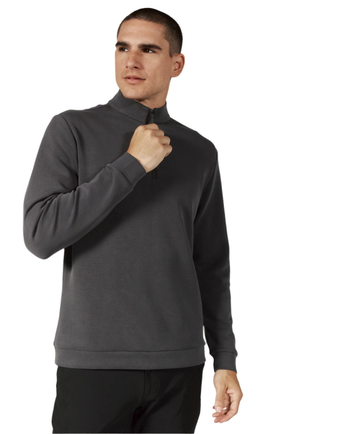 7 Diamonds 503 7 Diamonds Men's Rev Quarter Zip Anthracite