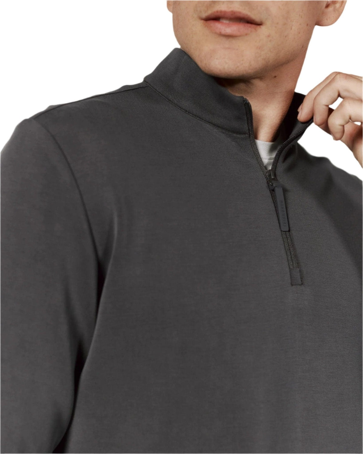 7 Diamonds 503 7 Diamonds Men's Rev Quarter Zip Anthracite
