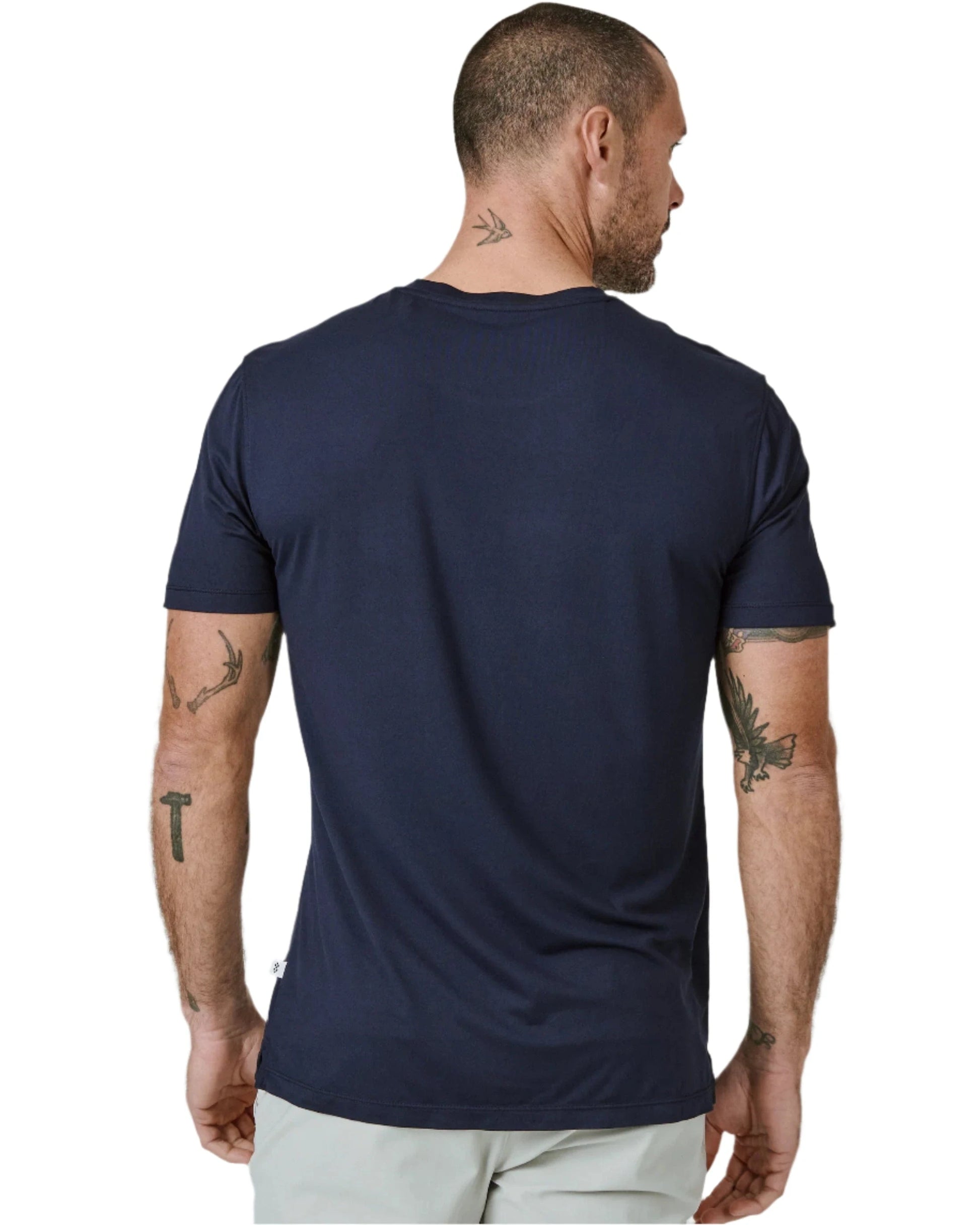 7 Diamonds 505 7 Diamonds Men's Core Crew Neck Tee Navy