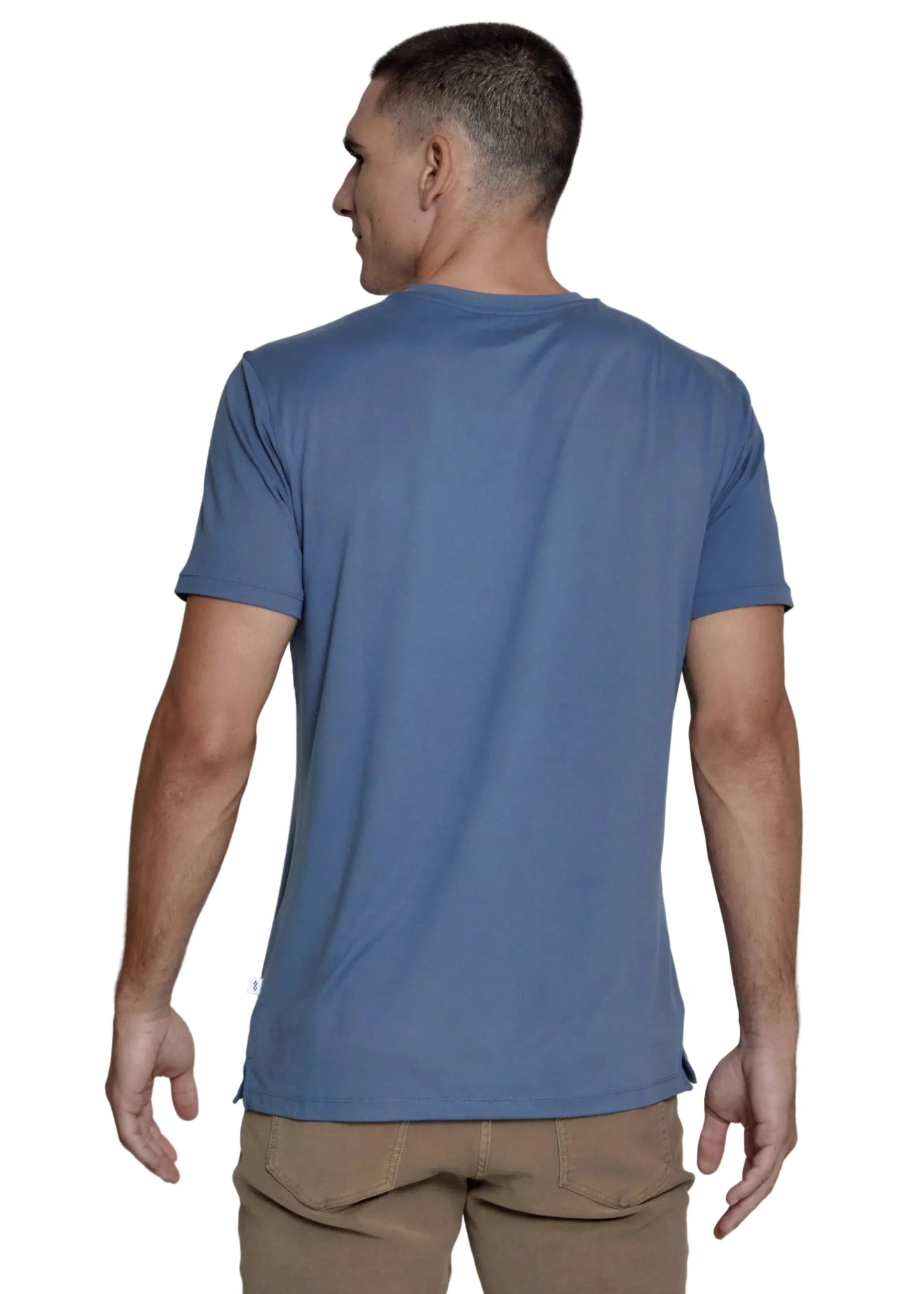 7 Diamonds 505 7 Diamonds Men's Short Sleeve Core Crew Neck Tee Blue Indigo