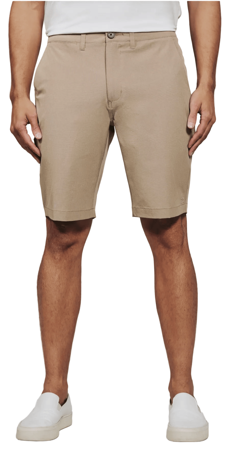 7 Diamonds 702 7 Diamonds Men's Momentum Hybrid Short Tan