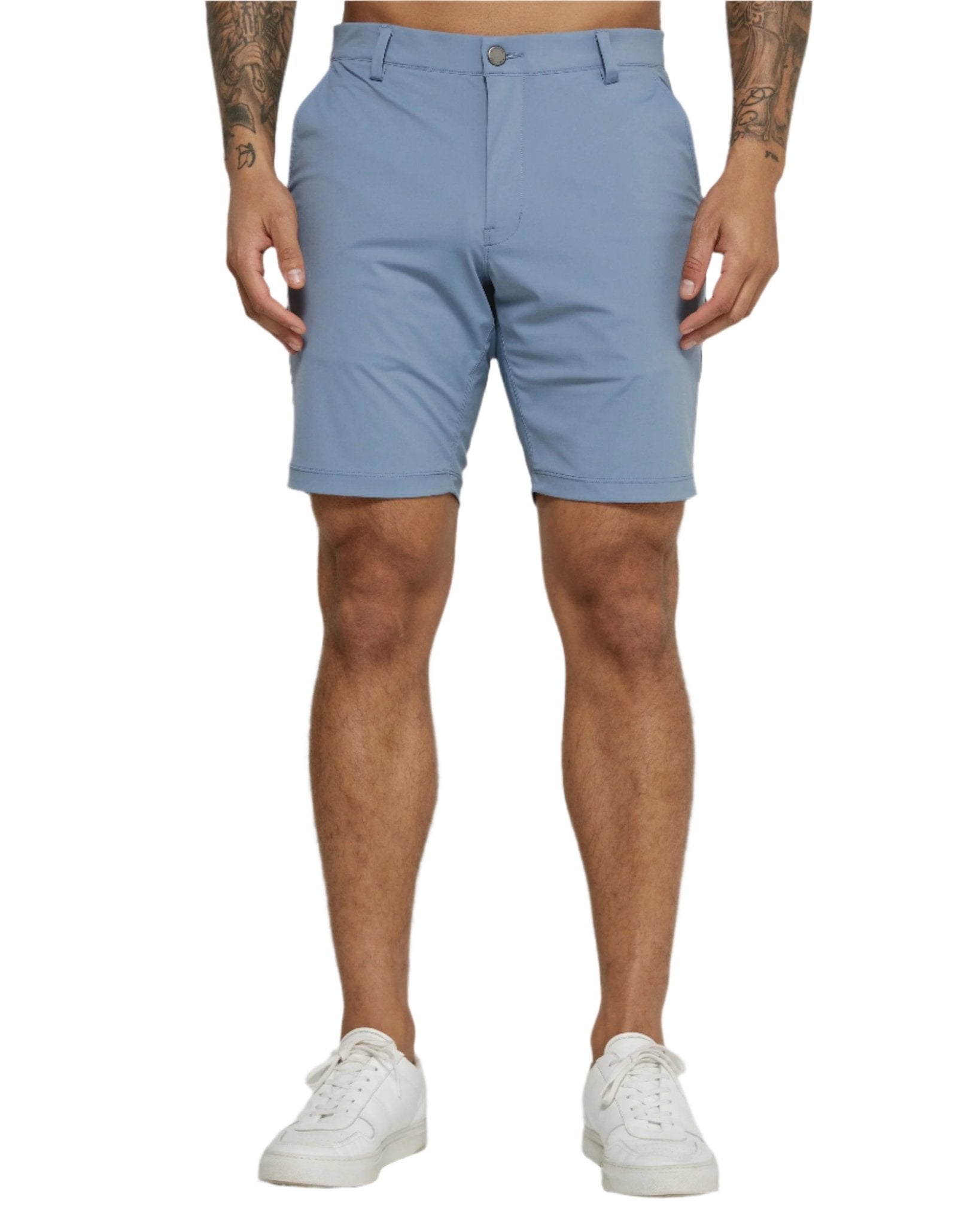 7 Diamonds 704 7 Diamonds Men's Zuma 8" Short Stone Blue