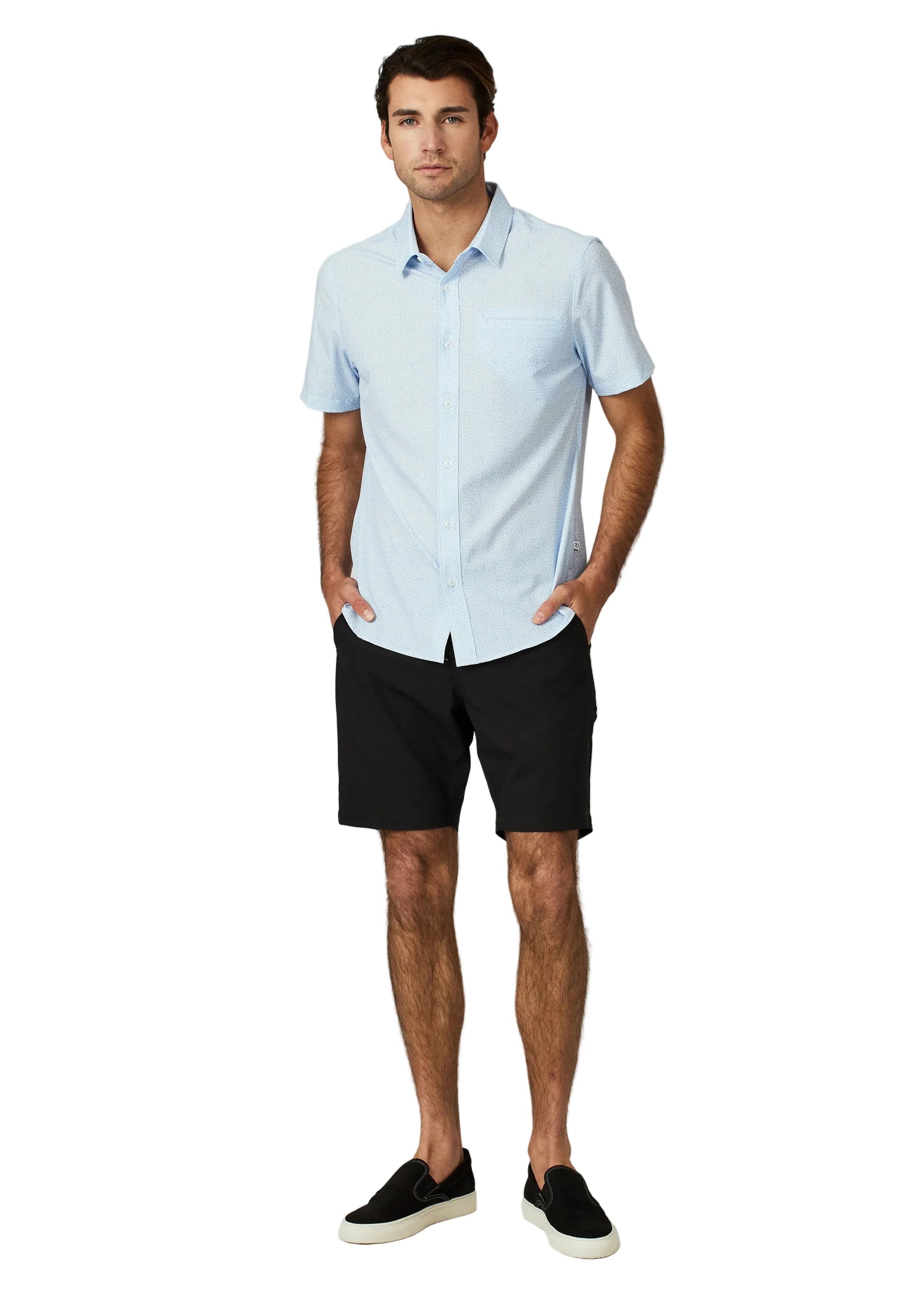 7 Diamonds Men's Apparel > Shorts 7 Diamonds Men's Everest 8" Short Black