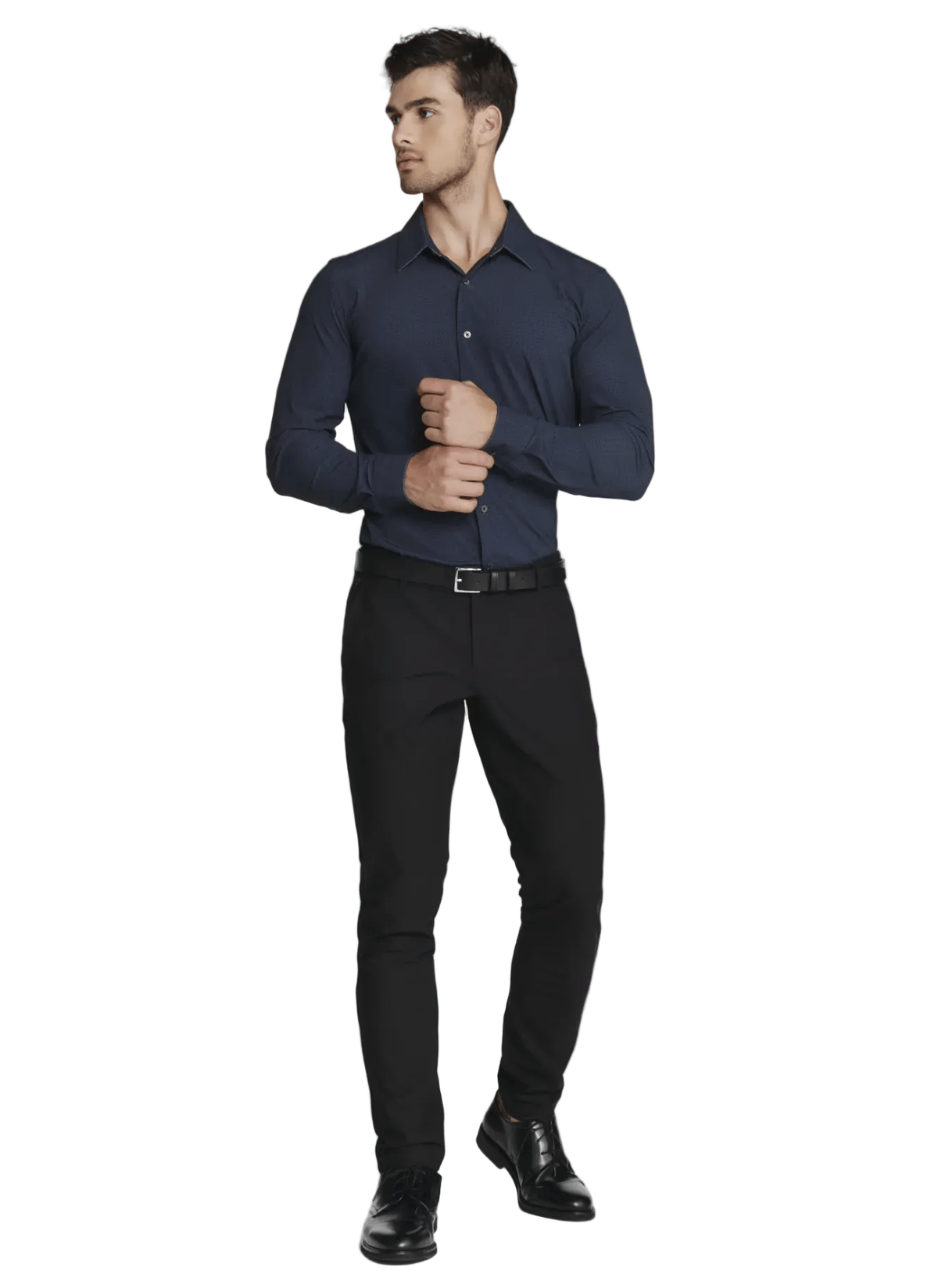 7 Diamonds Men's Apparel > Tops 7 Diamonds Men's Linden Long Sleeve Shirt Navy
