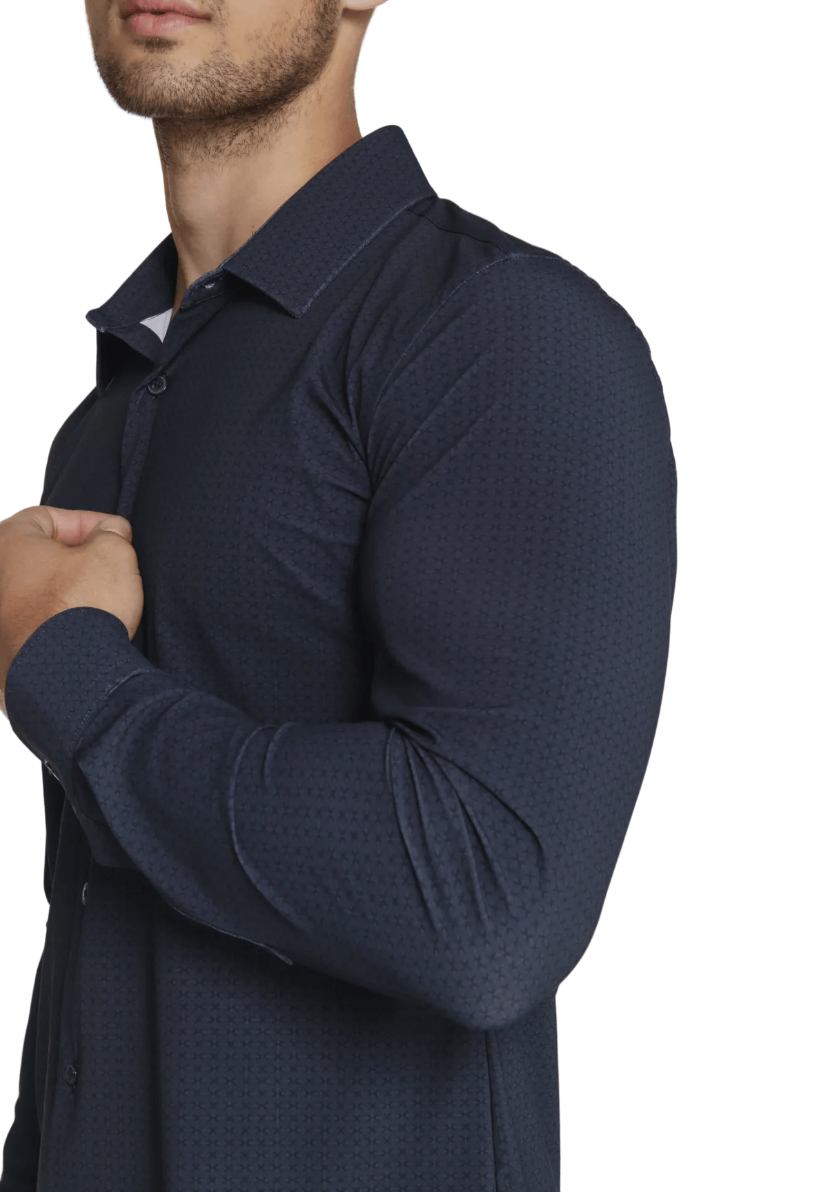 7 Diamonds Men's Apparel > Tops 7 Diamonds Men's Linden Long Sleeve Shirt Navy